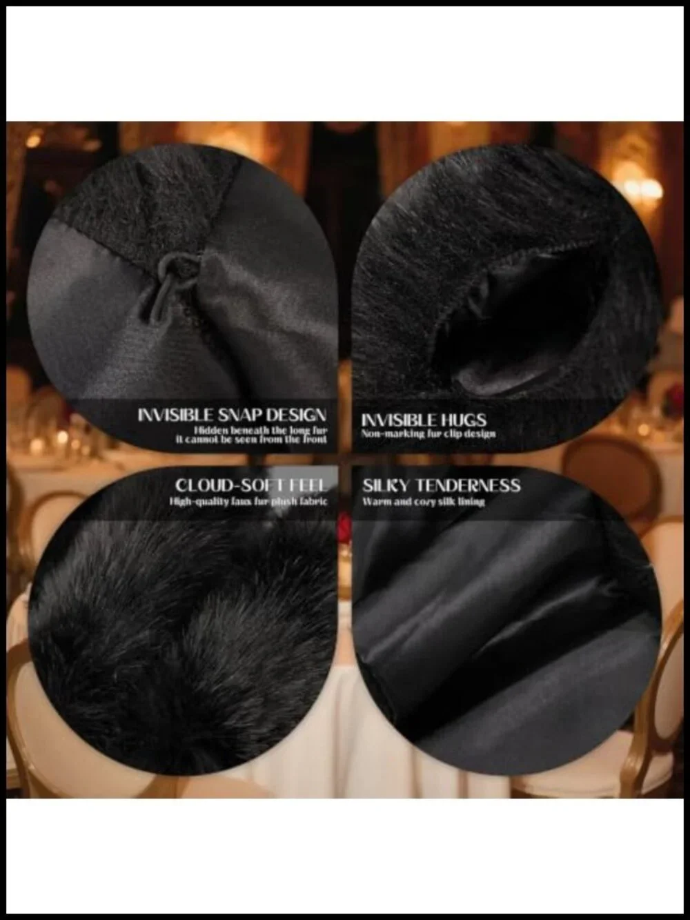 Faux Fur Shawl Wraps Winter Scarf Bridal Wedding Party Warm
